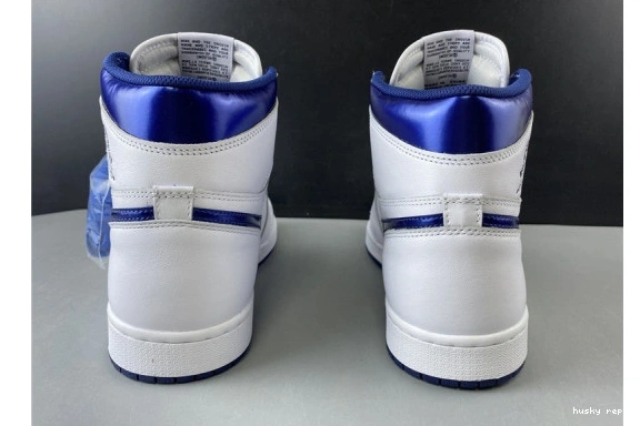 Cheap Husky Metallic 555088-106 AIR Jordan Retro 1 Navy (2016) 555088-106 1218